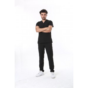 Siyah-Likralı Üniforma